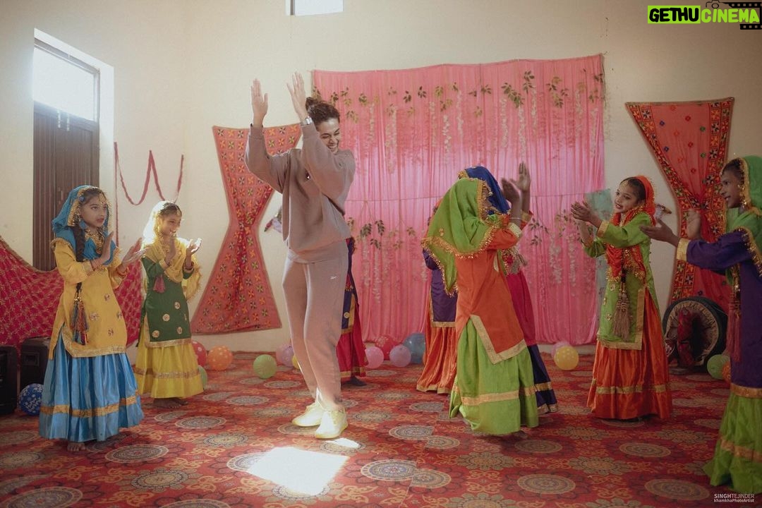 Taapsee Pannu Instagram - These girls came in our life 3 years back. When Covid hit n made us all think where exactly are we going to take all that we are running behind. It might just get snatched away when we least expect it. That year we decided to share. Share the joy, share the love and share our belief that they can shape a better tomorrow. Not just for themselves but for their families. From what we get we can make a living. What we give, however, makes a life. And we just want to be their biggest cheerleaders when they take that flight of life. @mathias.boe they are growing. Wiser and stronger :) Thank you @nanhikali for helping us be a part of their lives. And my lovely @khamkhaphotoartist for being there… always :)