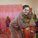 Taapsee Pannu Instagram - These girls came in our life 3 years back. When Covid hit n made us all think where exactly are we going to take all that we are running behind. It might just get snatched away when we least expect it. That year we decided to share. Share the joy, share the love and share our belief that they can shape a better tomorrow. Not just for themselves but for their families. From what we get we can make a living. What we give, however, makes a life. And we just want to be their biggest cheerleaders when they take that flight of life. @mathias.boe they are growing. Wiser and stronger :) Thank you @nanhikali for helping us be a part of their lives. And my lovely @khamkhaphotoartist for being there… always :)