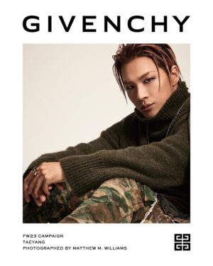 Taeyang Instagram - #givenchyfw23 🤍
@matthewmwilliams
@givenchy