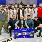 Tagir Ulanbekov Instagram - В этой клетке завтра, на турнире в памяти нашего тренера Абдулманапа Магомедовича, ожидаются яркие зрелищные поединки. А сегодня в клетке сыграли новую для нас игру Batyr Ball . А кто стал чемпионом вы наверно сами поняли 😉 Atyrau