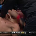 Tagir Ulanbekov Instagram - Tagir Ulanbekov channeled the champ after his win 🤫 Stream #UFC296 on ESPN2 and ESPN+ 🍿 T-Mobile Arena
