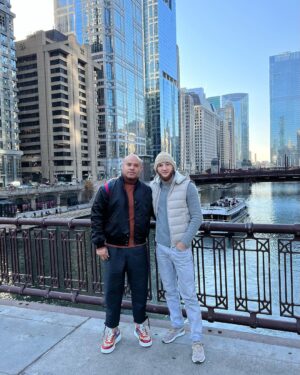 Tagir Ulanbekov Instagram - Walking around Chicago with my brother.