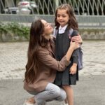 Tako Tabatadze Instagram - First day at school ♥️🤗May this be the beginning of an incredible journey filled with knowledge, friendships, and exciting discoveries🎓 Love you sooo much 🤗♥️