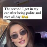 Tako Tabatadze Instagram - The second I get in my car after being polite and nice all day 😂👑