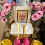 Taksaorn Paksukcharern Instagram - ทำบุญครบ 100 วันคุณตาที่รัก 🤍🙏🏻🤍