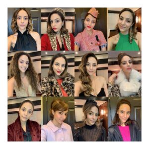 Tala Ashe Instagram - another season of time traveling in the books. gratitude to @tiarae9 makeup/sanity rock // @dion_naiomi hair queen with help from @devan.hunter // and the inimitable (and wisely off IG) Vicky Mulholland, our costume designer. 

pick your favorite? (actually the only right answer is zari clutching pizza with cross-eyed thousand-yard stare. yuh welcome)