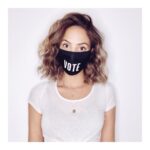 Tala Ashe Instagram - two of my favorite things: masks and voting! ✨ go to @whenweallvote and join the movement by learning how to get registered and making a voting plan. • support #whenweallvote’s mission by purchasing your own VOTE face mask at @bloomingdales (portion of proceeds go to @whenweallvote)