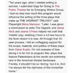 Tala Ashe Instagram - beyond excited to be back on stage this spring telling a story so very near and dear to my heart. what a privilege to work with all these people I love. @monamansourplays @kmudjn @haditabbal @therealnycog @ramseyfara @nadine.malouf @publictheaterny #thevagranttrilogy