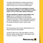 Tala Ashe Instagram - I’m joining @rescueorg @piperperabo, @mandypatinkin, @morenabaccarin, Viet Thanh Nguyen, Mia Farrow and others in urging President Biden to reverse course on his administration’s proposed asylum ban. Please share our statement to show your support for asylum seekers today. Read the full letter at rescue.org/asylumban