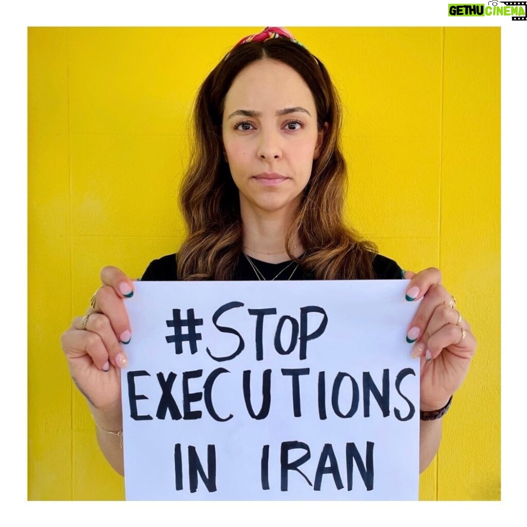 Tala Ashe Instagram - Since September 2022, the people of Iran have been leading a historic revolution to overthrow Iran’s brutal dictatorship. Iranians have been protesting in the streets with unfathomable bravery. In response, the regime has killed 500+ people, arrested 20,000+ more and have now turned to their last tool of repression: executions. This is the regime’s last ditch effort to save themselves and terrorize their own people into submission. But Iranians will not back down. It is up to us, the international community, to take a stand against these human rights abuses. Spreading awareness about what’s happening is how we hold this cruel regime accountable. Help us spread the word. Stand with the people of Iran who are fighting for democracy and basic freedoms. #stopexecutionsiniran