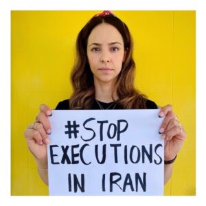 Tala Ashe Instagram - Since September 2022, the people of Iran have been leading a historic revolution to overthrow Iran’s brutal dictatorship. Iranians have been protesting in the streets with unfathomable bravery. In response, the regime has killed 500+ people, arrested 20,000+ more and have now turned to their last tool of repression: executions. This is the regime’s last ditch effort to save themselves and terrorize their own people into submission. But Iranians will not back down. It is up to us, the international community, to take a stand against these human rights abuses. Spreading awareness about what’s happening is how we hold this cruel regime accountable. Help us spread the word. Stand with the people of Iran who are fighting for democracy and basic freedoms. #stopexecutionsiniran