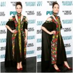 Tala Ashe Instagram - an opening/closing for the ages. what a *journey* this one has been. so proud we were finally able to bring @monamansourplays The Vagrant Trilogy to the stage. incredible hearts and minds in this company. especially grateful to be wearing this beautiful @suzytamimi creation adorned with vintage embroidery handmade by Palestinian refugees 🇵🇸 📸: @sidsalamander @andresoimages