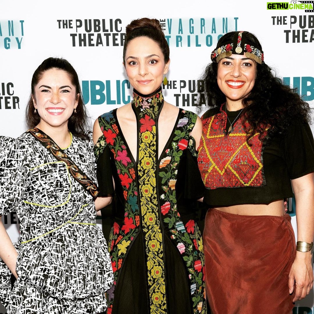 Tala Ashe Instagram - an opening/closing for the ages. what a *journey* this one has been. so proud we were finally able to bring @monamansourplays The Vagrant Trilogy to the stage. incredible hearts and minds in this company. especially grateful to be wearing this beautiful @suzytamimi creation adorned with vintage embroidery handmade by Palestinian refugees šµšø šø: @sidsalamander @andresoimages