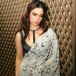 Tamannaah Instagram - Not sorry for another saree 🖤✨🩵