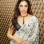 Tamannaah Instagram - Not sorry for another saree 🖤✨🩵