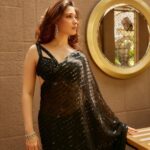 Tamannaah Instagram - In timeless glam by @neeta_lulla 🖤🖤🖤