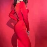 Tamannaah Instagram - Painted the town red with @shiseido ❤️❤️❤️