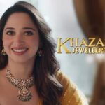 Tamannaah Instagram - Khazana Jewellery, the ultimate jewellery destination!  Explore an exquisite blend of highest quality, latest designs, and superior finish. Our craftsmanship is unparalleled, ensuring every piece is a testament to elegance and longevity. Stay on trend with our diverse collection of jewellery that exudes sophistication and glamour. 💎💫 Visit your nearest Khazana store today! #KhazanaJewellery #QualityCraftsmanship #LatestDesigns #TimelessElegance #Ad