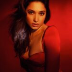 Tamannaah Instagram – @shiseido inspi-red! ❤️❤️❤️