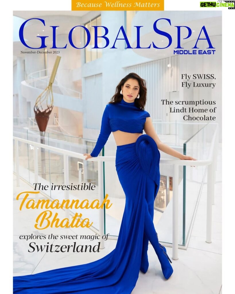 Tamannaah Instagram - "Being an actor is in your hand. But to be a star, you need people to love you. That happens to very few people and I feel really fortunate," says Tamannaah Bhatia in a candid conversation with GlobalSpa. We bring in our Middle East issue with the gorgeous Tamannaah Bhatia (@tamannaahspeaks), shot in front of the iconic chocolate fountain at the Lindt Home of Chocolate in Zurich, Switzerland. (@lindthomeofchocolate) Magazine: GlobalSpa Magazine (@globalspaindia) Chief Editor: Parineeta Sethi (@parineetasethi) Photographer: Taras Taraporvala (@taras84) Stylist: Sanjana Batra (@sanjanabatra) Hair: Juan Marcelo Pedrozo (@marcepedrozo) Makeup: Savleen Manchanda (@savleenmanchanda) Outfit: Gaurav Gupta (@gauravguptaofficial) Earings: Bottega Veneta (@bottegavenetaworld ) Videographer: Rahil Hushye (@rahilhushyefilms) Interviewed by: Radhika Agrawal (@radhika.yellow) Produced by: Maximus Collabs (@maximus_collabs_) Coordinated by: Nijhawan Group (@nijhawangroup) Airline Partner: SWISS Destination Partner: Switzerland Tourism & Zurich Tourism (@myswitzerlandin @visitzurich) Hospitality Partner: Lindt Home of Chocolate & Alex Lake Zürich (@lindthomeofchocolate @alexlakezurich) Artist Reputation Management: Raindrop Media (@media.raindrop) . . . . #LindtHomeOfChocolate #VisitZurich #INeedSwitzerland #FlySWISS #SWISS #Swissness #TamannahBhatia #GlobalSpaMagazine #tamannah #tamannahbhatiafc #tamannahspeaks #bollywoodactress #bollywoodreels #reelsindia #explorepage #trendingnow #photoshoot #magazineshoot #switzerland #bollywoodcelebrity #bollywoodtrending #globalspa