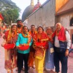 Tamannaah Instagram - Sacred moments with my loved ones 😇😇😇 Kamakhya Temple, Nilachal Hill, Guwahati