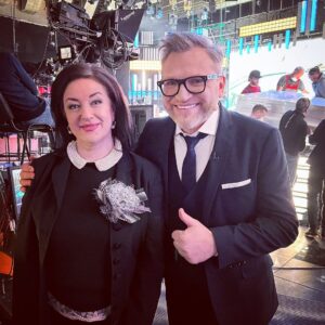 Tamara Gverdtsiteli Instagram - С большим профессионалом, прекрасным человеком , ведущим «Центрального Телевидения» - Вадимом Такменевым! #нтв #вадимтакменев #центральноетелевидение #съемка #москва #прямойэфир #продюсер #сергейпудовкин