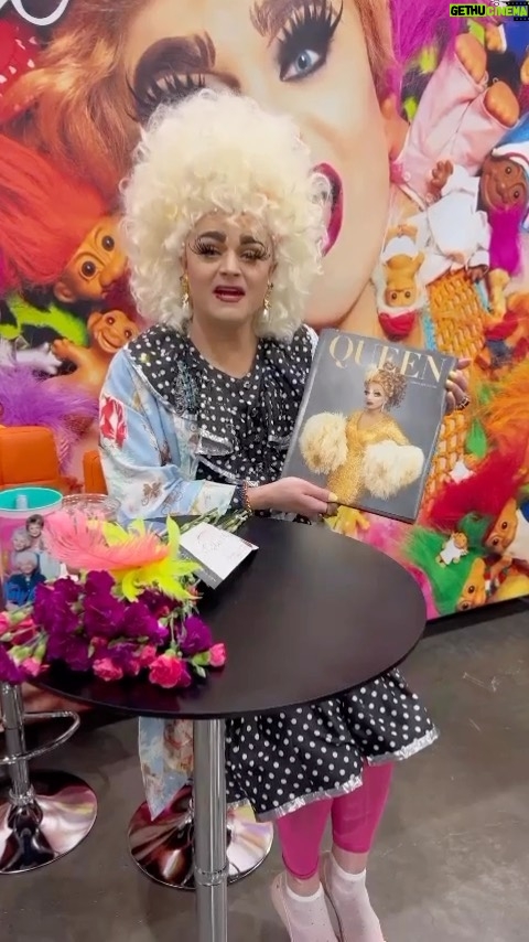 Tammie Brown Instagram - OMG I got a featured spot in the ridiculously beautiful (and heavy) QUEEN by the insanely talented @aaronjayyoung - Pre-Order your copy and support the Drag Defense Fund! QueenTheBook.com - and you don’t even have to read it! #queenthebook #dragqueen #dragdefensefund @queen_the_book