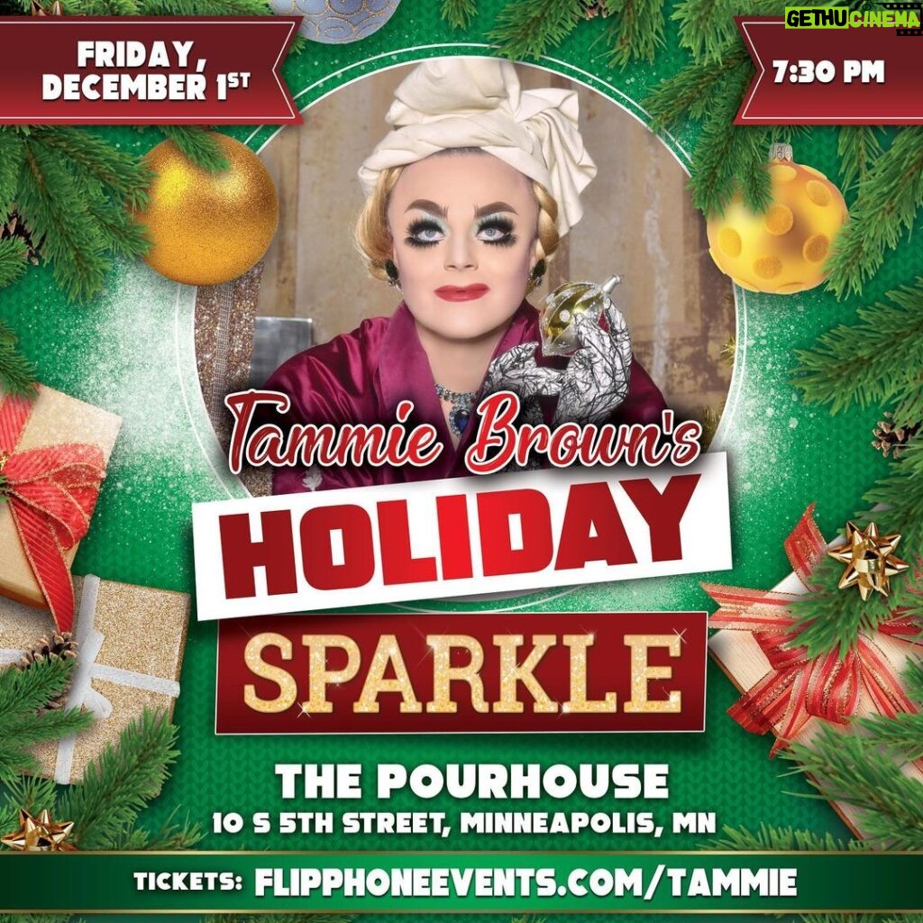 Tammie Brown Instagram - Holiday Sparkle Tour 2023 , starts off this Friday, Minneapolis Minnesota .. get your tickets 🎫 @flipphoneevents .. 7/12 Los Angeles, California ath the @elcidsunset link to tickets in my bio here on Instagram . 8/12 San Diego, California at the @urbanmos 10/12 San Francisco, California at the @theoasissf tickets are available now 14/12 Phoenix, Arizona at @cblivephx get your tickets @flipphoneevents 16&17/12 Atlanta, Georgia presented by @wussymag 22&23/12 Austin, Texas at @vortex_rep get your tickets 🎫 @fullgalloparts I’m still doing my Black Friday sale of Tammie Brown facial impressions buy one get the other one free limited time offer . Book your @cameo for the holidays for someone’s birthdays. Good time wishes. #queenwithacause #notgrooming #nationaltreasure #queericon #boycottpalmoil Fulton, Texas