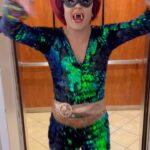 Tammie Brown Instagram - Showing you the fun you can have with french fries as a vampire Fangs .. celebrate in the spirit of Halloween 🧛 Come see me at Tobar 21st New York City for my Tammie Brown Halloween @spincyclenyc @thebeechman