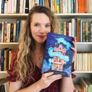 Tamzin Merchant Instagram - I am (can you tell?) UNBELIEVABLY EXCITED that #TheHatmakers is out in America today! 
✨🎩✨ 
Grab your favorite reading-hat (everyone has one of those, right?) 🥳

Thank you to @paoesco8ar for making such a beautiful cover and bringing the world to life with your beautiful illustrations 🤩✨

And thank you to the amazing team at @nortonyoungreaders and @puffinbooksuk who have worked such brilliant magic to bring The Hatmakers into the world ❤️