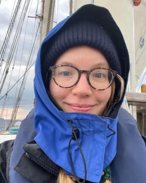 Tamzin Merchant Instagram - I ran away to sea 💙🏴‍☠️