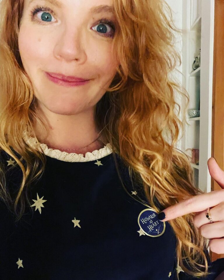 Tamzin Merchant Instagram - I have been on a very happy cloud all day after the totally joyful book launch of #TheMapmakers last night 🥰 This is pretty much the only photo I have from the night, which passed in the loveliest blur of friends and family and Puffins and prosecco. I will get my hands on some more photos from the launch tomorrow but for now I just want to say THANK YOU to everyone for yesterday! And also: The Mapmakers is out in the UK now! 🥳🥳🥳✨#HatmakerAtHeart ❤️❤️❤️