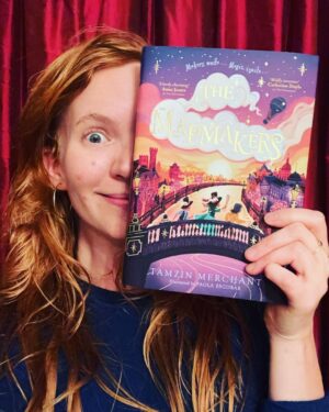 Tamzin Merchant Instagram - By Archimedes’ Bathing Cap! 🤩 Look what arrived in the post! 
It is such a thrill to hold my second book in my hands - an actual thing of ink and paper! 
It is such a beautiful looking book - swipe for the stunning hard cover - created by the enchantress @paoesco8ar 
This book wouldn’t exist without the masterful guidance of @natalieldoh, the team at @puffinbooksuk and my brilliant agent @cmlwilson 💖✨
You can pre-order it now (from your local indie bookstore!) The Mapmakers will be out in the world February 2022 ✨