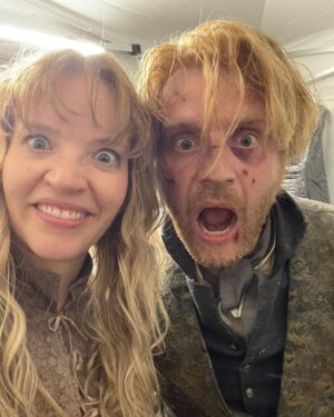 Tamzin Merchant Instagram - Carnival Row is over and out there, finally finished and shared with the world (well, shared with anyone who has Amazon Prime, technically). And (partly cos my phone got nicked before I worked out how to put pictures on the cloud) I am left with a head full of wild memories, a heart full of gratitude and a quite random selection of photos 😂
Imogen Spurnrose was a joy to play, but the gorgeous people I got to play with made the experience incredibly special 💖
Thanks to everyone who was there on the crazy journey. Here’s to the crazy ones 🤩✨xxx
