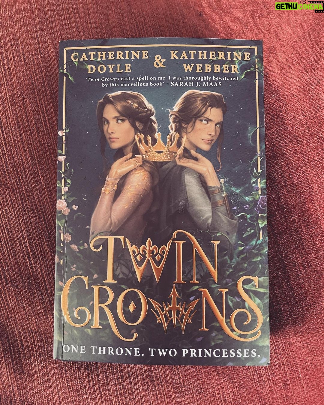 Tamzin Merchant - 1.3K Likes - I was SO THRILLED to celebrate the brilliant authors of #TwinCrowns @cat_doyle0 and @kwebberwanders at the gorgeous Twin Crowns Ball!
I was so excited to be there that I barely took any pictures, but here are the three I took!
Can you also tell how thrilled I was to finally meet @gavgav7 too? It was a gorgeous evening celebrating an absolutely brilliant book - get yourself a copy of Twin Crowns, it is the best treat - as soon as I’d finished it I wished I could read it for the first time all over again! ✨👑👑✨xx