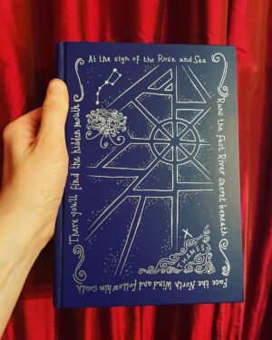 Tamzin Merchant Instagram - By Archimedes’ Bathing Cap! 🤩 Look what arrived in the post! 
It is such a thrill to hold my second book in my hands - an actual thing of ink and paper! 
It is such a beautiful looking book - swipe for the stunning hard cover - created by the enchantress @paoesco8ar 
This book wouldn’t exist without the masterful guidance of @natalieldoh, the team at @puffinbooksuk and my brilliant agent @cmlwilson 💖✨
You can pre-order it now (from your local indie bookstore!) The Mapmakers will be out in the world February 2022 ✨