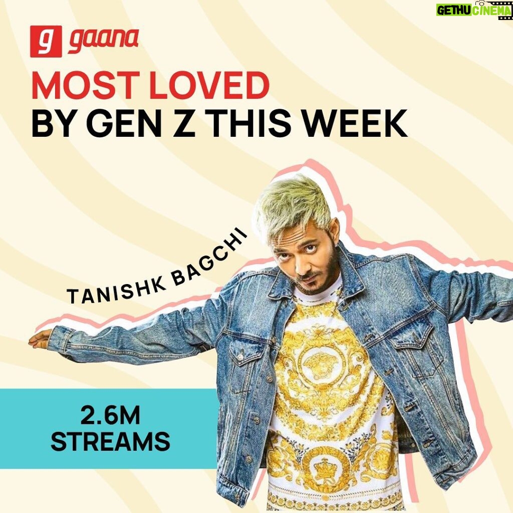 Tanishk Bagchi Instagram - Thank you @gaana for always supporting my music..👋👋👋🤘🤘🤘