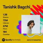Tanishk Bagchi Instagram - 🎉 Thank You to Spotify Wrapped and Every Single Fan! 🎶 Your endless support throughout the year has been incredible. Seeing my music on Spotify Wrapped is a heartwarming reminder of our shared journey. I’m deeply grateful for every listen, every fan, and every moment we’ve connected through music. Here’s to another year of melodies and memories. Thank you for being a part of my musical adventure.❤️❤️❤️🙏🙏🙏 @spotifyindia @spotify @azeemdayani @shivamchanana @tseries.official @sonymusicindia @zeemusiccompany @universalmusicgroup @dharmamovies @maddockfilms @nadiadwalagrandson @jungleepictures @excelmovies @cypplofficial @jjustmusicofficial
