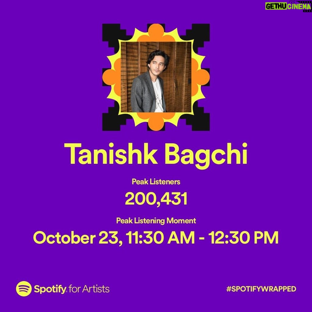 Tanishk Bagchi Instagram - Thank you for the love! @spotifyindia