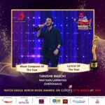 Tanishk Bagchi Instagram – #MusicKoMirchiKaSalaam
•
•
•
Congratulations @tanishk_bagchi for acing #LyricistOfTheYear and #MusicComposerOfTheYear for the most heart touching song #RaataanLambiyan from #shershaah ♥️🌶

Stay tuned for a lot more fun on @colorstv on 27th March at 9PM🔥

@smulein #smuleindiajamshere 
@malabargoldanddiamonds #malabargoldanddiamonds 
@medibuddyapp @licindiaforever @royalstagliveitlarge 
#medibuddy #lic #royalstagliveitlarge 
@sonymusicindia 
#mirchimusicawards2022🌶 #SmuleMirchiMusicAwards #mma2022🌶 #tanishkbagchi #mirchi #itshot
