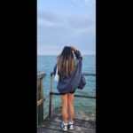 Tannaz Davoodi Instagram - The biggest little thing in the sky 🌙 ● ● ● ● ● ● #Moon #moonlovers #moonchild #Southend #southendseafront #iranian #Persian #longhair #tommyhilfiger #Sea #sealovers #view #cute #love #unitedkingdom #blue #beautifuldestinations #seaview #holiday #summer #summervibes Southend-on-Sea