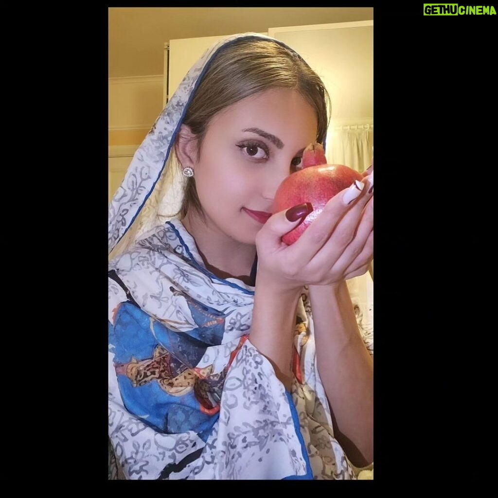 Tannaz Davoodi Instagram - Happy Yalda!!! 🍉✨️❣️ In Iran we celebrate the beginning of winter and the longest night of the year. Yalda remains as one of the most ancient festive ceremonies that has been celebrated in Iran for centuries. I hope your winter days are bright and warm, healthy and full of love✨️ Love you all ❤️ ♡ ♡ ♡ ♡ ♡ #yalda #happyyalda #yaldanight #shabeyaldamobarak #shabeyalda #Persian #irani #iranian #persiangirl #iran #iraniangirl #culture #love #pomegranate #winter #wintersays #hellowinter #welcomewinter #london #unitedkingdom London, United Kingdom