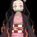 Tannaz Davoodi Instagram - Happy Halloween 🎃 Ofcourse I had to do my fave (anime) character this year Nezuko Kamado 💖 • • • • • • #nezuko #nezukokamado #halloween #halloweencostume #halloweenmakeup #halloween2022 #anime #animegirl #demonslayer #orangehair #orangeombrehair #longhair #london #unitedkingdom #pink #pinklenses #pinkeyes London, United Kingdom