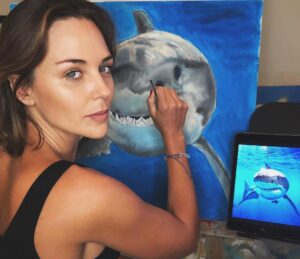 Tanya van Graan Instagram - Hollywood has always loved to paint them as the villains, and so they became one of the most feared creatures on earth.😱🦈 Yet humans kill an estimate of a 100 million to 273 million sharks every year due to longline fishing, shark fin soup, authentic shark products, hunting them for sport and more ! The true horror story would be... an ocean without sharks!  #HelpSaveSharks 🦈🙏🏼 #greatwhiteshark #BanSharkfinSoup #EducateYourself #OneOcean #SaveOurOcean #4oceanpartner  #Support 👉🏼 @4ocean