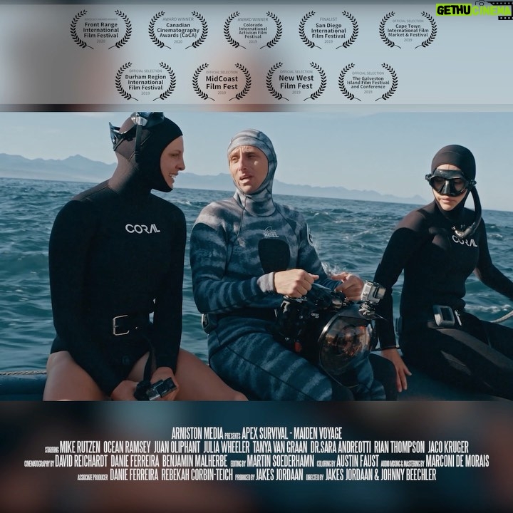 Tanya van Graan - 1.3K Likes - Honored to be part of a team of such incredible people @oceanramsey @iamjuliawheeler @juansharks who are extremely skilled, extremely knowledgeable and most importantly passionate about saving sharks and the conservation of the ocean! 🌊🦈 Watch our maiden voyage of @apexsurvival on Amazon prime. 🛥 A portion of the proceeds will benefit marine conservation efforts.🦈🐋🐬🌊🙏🏼 . Full trailer link in Bio!😎🤙🏼
.
#ApexSurvival #SaveSharks #Freedive #AlwaysLearning #Ocean #GreatWhiteShark #documentary