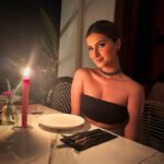 Tara Sutaria Instagram – Candle light and conversation at my favourite spot! 
✨🍝🍷 The ASSA House