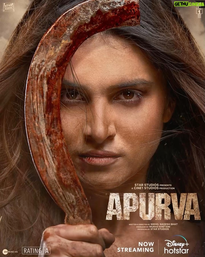 Tara Sutaria Instagram - Will Apurva survive this battle on her own or succumb to her predators? Watch the thrilling story of #Apurva now streaming. #Apurva #ApurvaOnHotstar @TaraSutaria @nix_bhat @nowitsabhi @dhairyakarwa @rajpalofficial @StarStudios @muradkhetani #BikramDuggal @cine1studios @aksnash @thinkering @sumitgulati90 @aadityagupt.a @zeemusiccompany