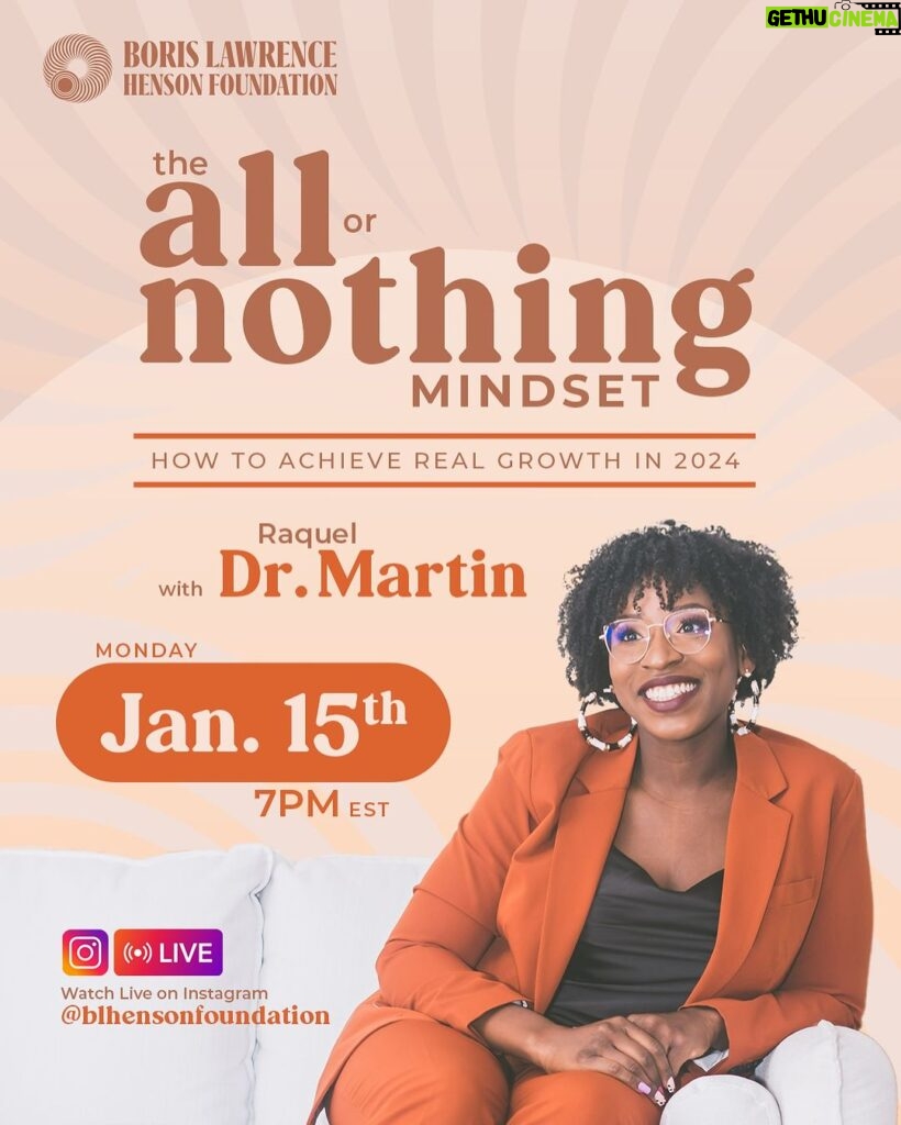 Taraji P. Henson Instagram - Tune in TONIGHT at 7PM EST on @blhensonfoundation’s IG LIVE 🤎📺 2024 is the year of #SELF 👏🏾✨ and the incredible @raquelmartinphd is gearing us with the proper tools to reach and achieve our GOALS. ✨ Too often do we sacrifice our emotions, stress levels, and overall mental health with the vicious cycle of “New Year, New Me”…Instead, let’s try “New Year, BETTER Me”!!! What do you think? 😉 Are you ready for some real change? Get your pen, paper, and questions ready, we’ll see you tonight! 📝✨🤎 - @blhensonfoundation @raquelmartinphd 🖤 #BLHF #blackmentalhealthmatters #joyovereverything ✨