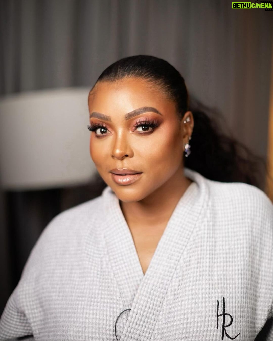 Taraji P. Henson Instagram - FELT CUTE 💋💋💋 @saishabeecham @tymwallacehair @tphbytaraji #ELLEWIH #GRWM #BTS