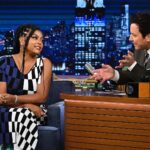 Taraji P. Henson Instagram - Did you catch me tho👀💜💋 #Repost from @saishabeecham • Did y’all catch @tarajiphenson last night on @fallontonight ??? She looked so pretty 😍😍 Makeup by me! @saishabeecham Stream it if u missed it!!